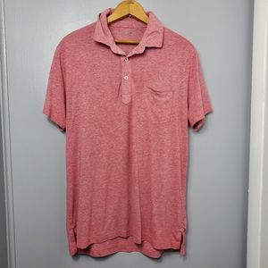 Bonobos Light Red Short Sleeve Polo
